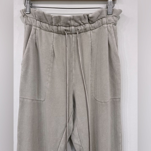 Something Navy Taupe Washout Cotton Terry Sweatpants size S - Picture 2 of 10